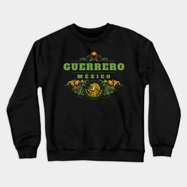 Guerrero, México Crewneck Sweatshirt by vjvgraphiks